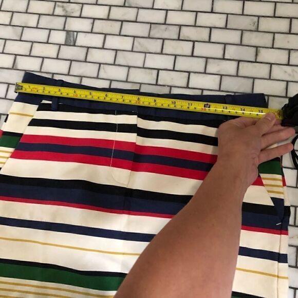 J.crew striped mini skirt nautical sz 2 EUC - Picture 3 of 4